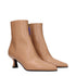 3Juin Brown Leather Ankle Boots